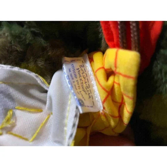 Build A Bear Camo Bear w Toy Story Disney Pixar Sheriff Woody Outfit BABW - Picture 7 of 9